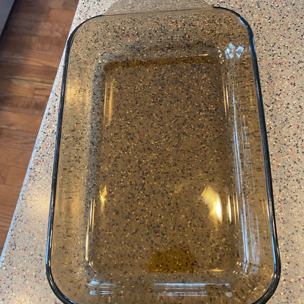 Pyrex Amber Glass Baking Dish